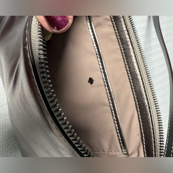 Kate Spade Shiny Silver Shoulder Bag - Picture 8 of 16